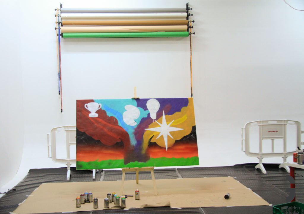 Pintura en Golden Studio