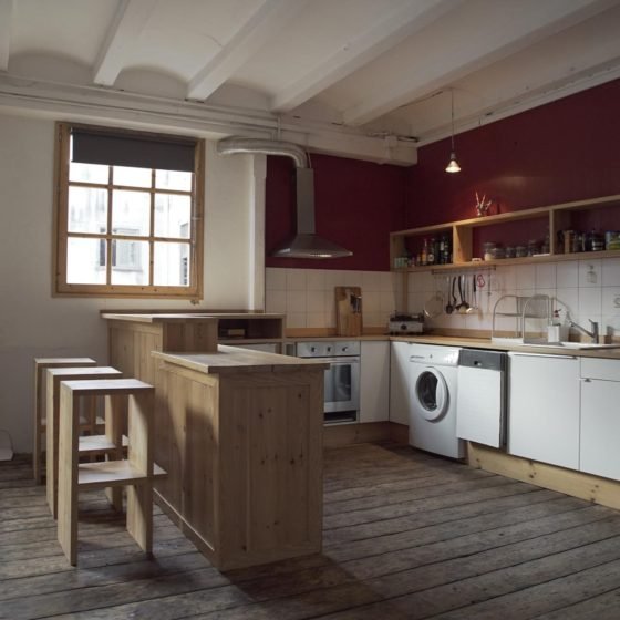 Rodaje cocina Golden Loft