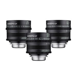 kit 3 Objetivos Samyang Xeen CF-EF-24mm 50mm 85mm