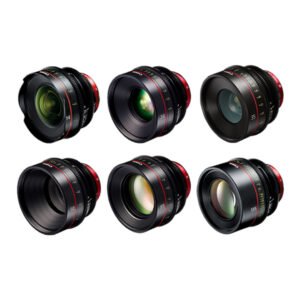 Kit 6 Objetivos Canon CN-E-14mm 24mm 35mm 50mm 85mm